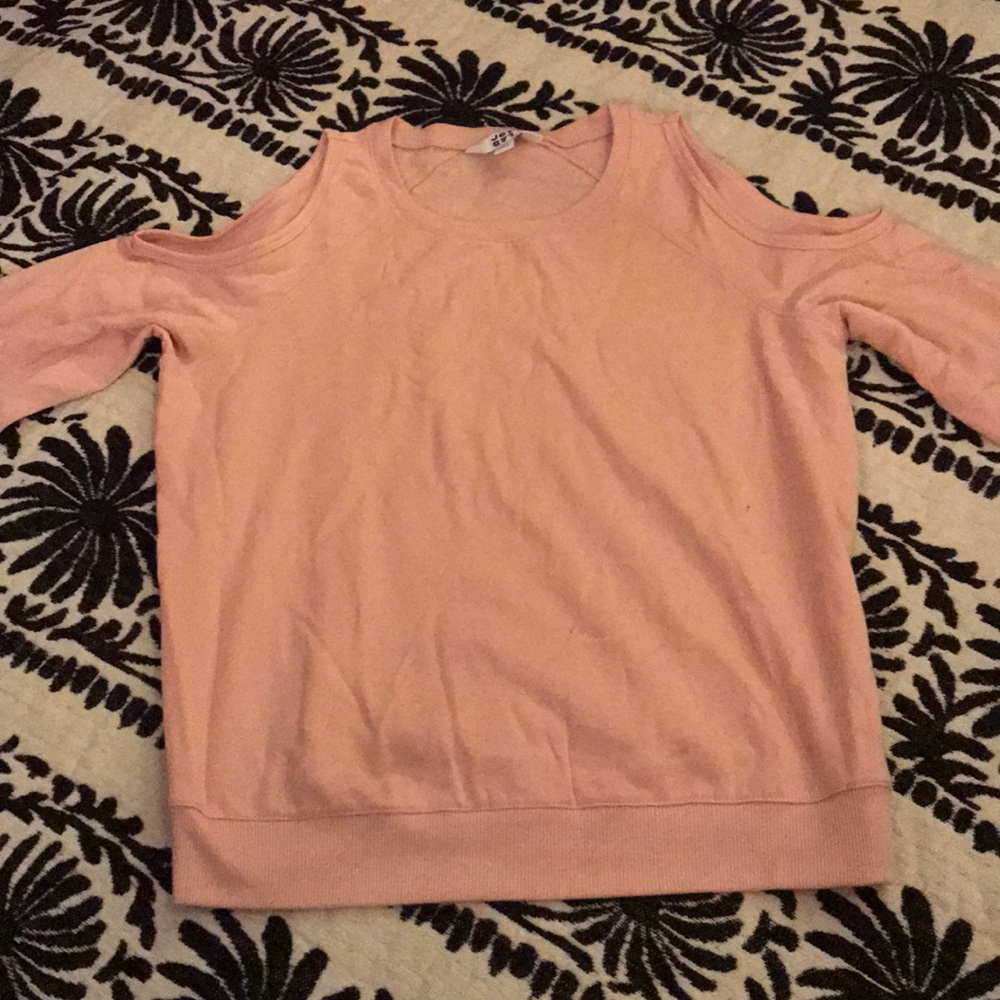 Joy Lab sweatshirt with holes in the shoulders.